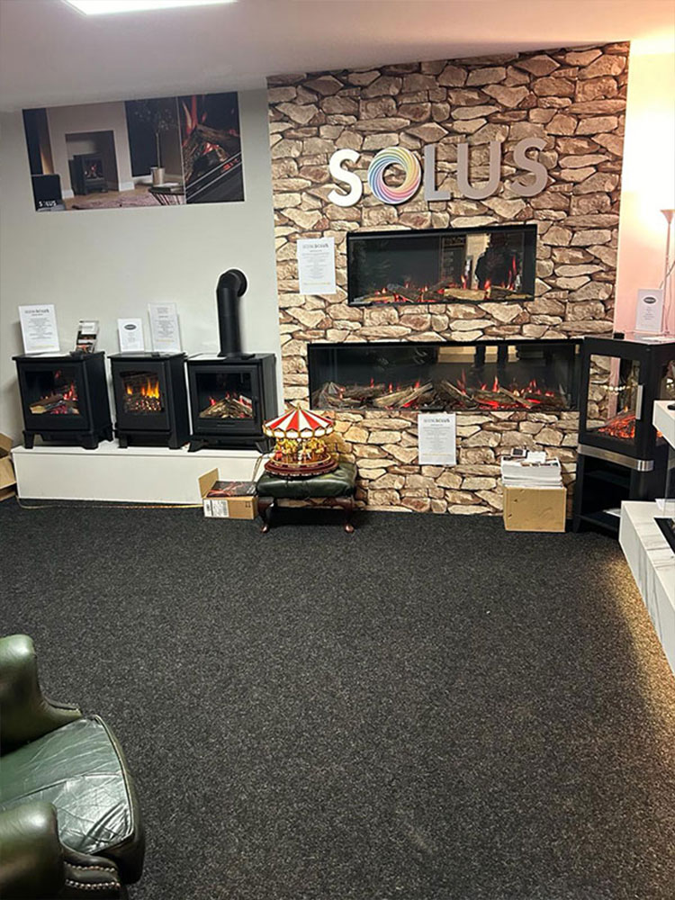 Our Showroom • Stoves in Edinburgh • The Stove Centre