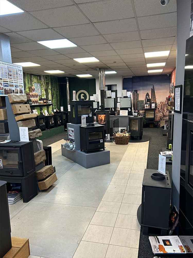 Our Showroom • Stoves in Edinburgh • The Stove Centre